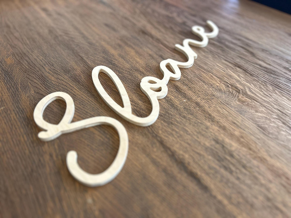 Custom Baby Name Sign, Personalized Nursery Name Sign, Wooden Baby Name Wall Decor, Nursery Wall Name, Baby Room Decor, Above Crib Sign