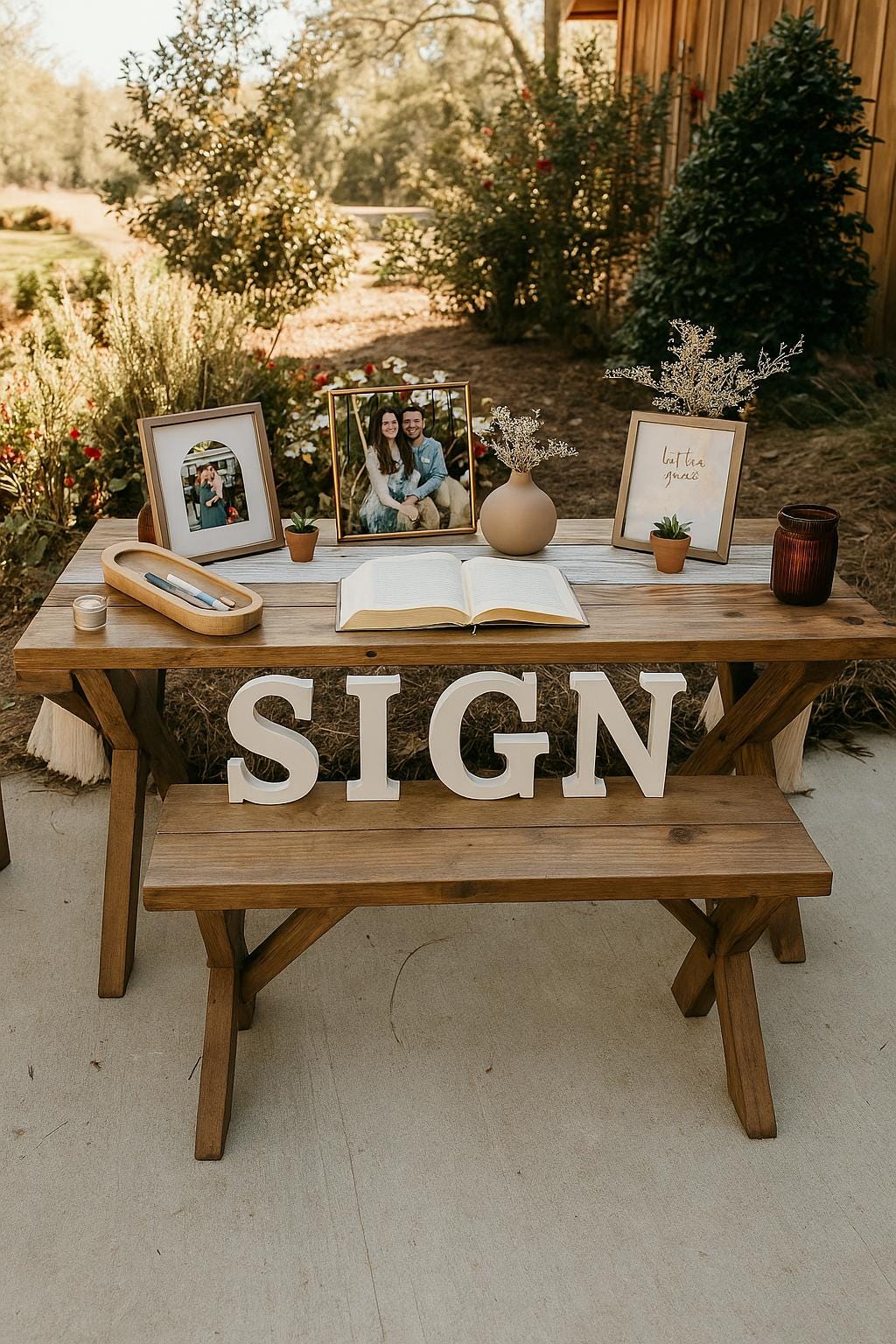 Custom Freestanding Wood Letters, Wedding Table Decor, Birch Plywood Letters, Rustic Wedding Decoration, Personalized Table Sign