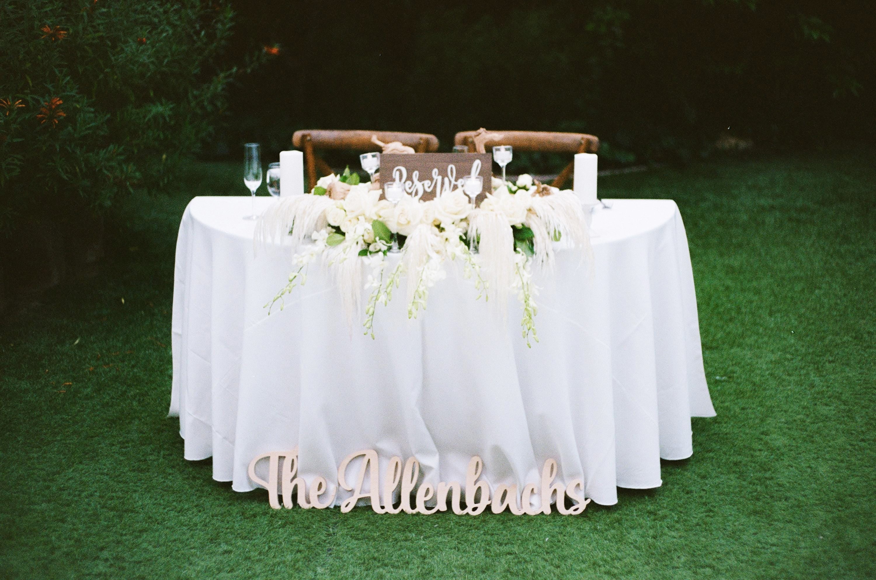 Custom Last Name Sign, Wooden Family Sign, Wedding Centerpiece, Wedding Name Signs, Sweetheart table Decor, Large Signs Up to 10" tall