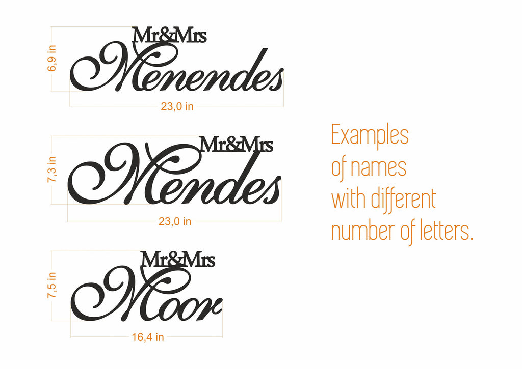 Personalized Mr and Mrs Last Name Sign, Wood Sweetheart Table Decor, Custom Wedding Name Sign, Birch Freestanding