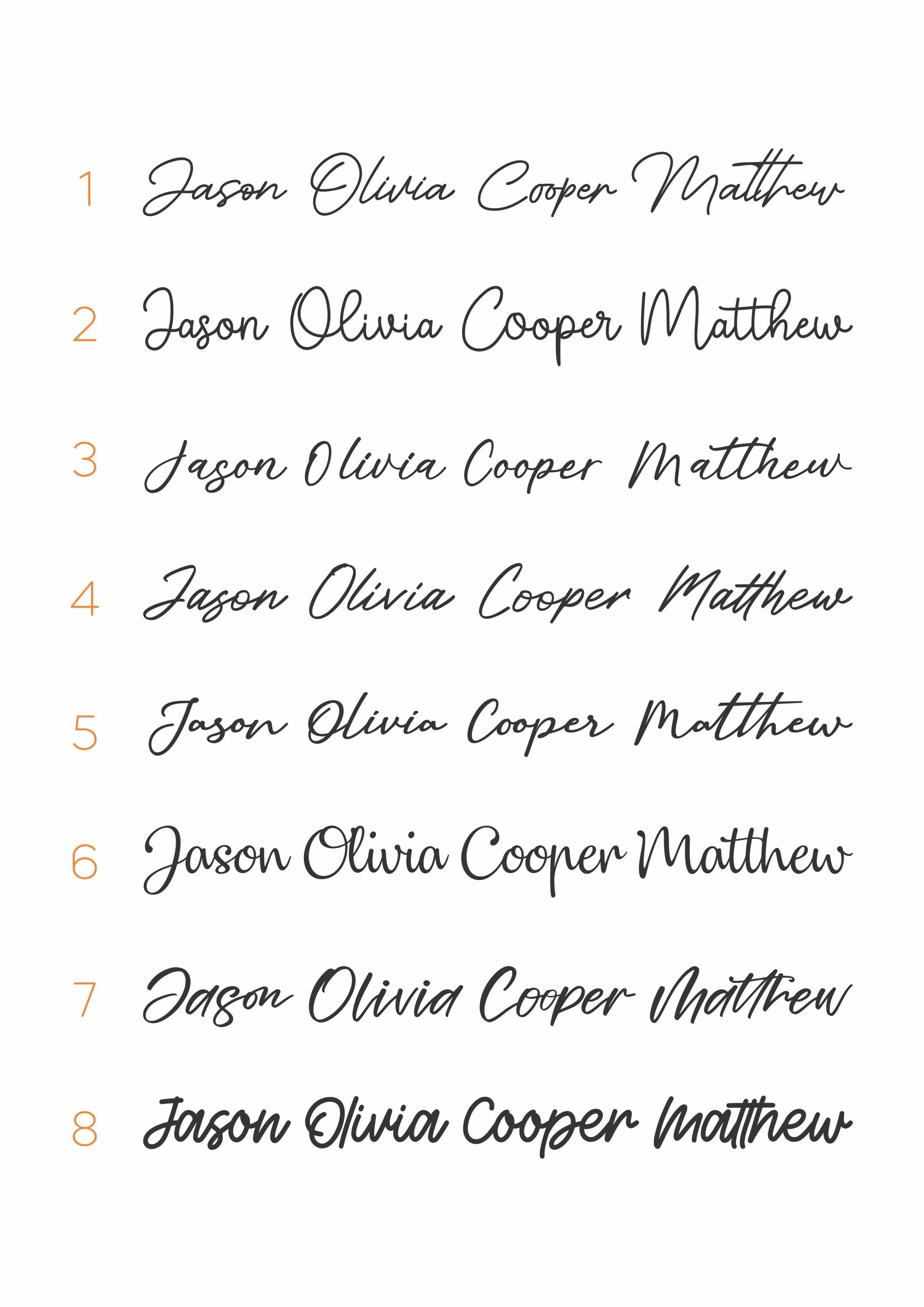 Cursive Baby Name Sign: Raw Birch Wood Nursery Decor (23-38" wide options)